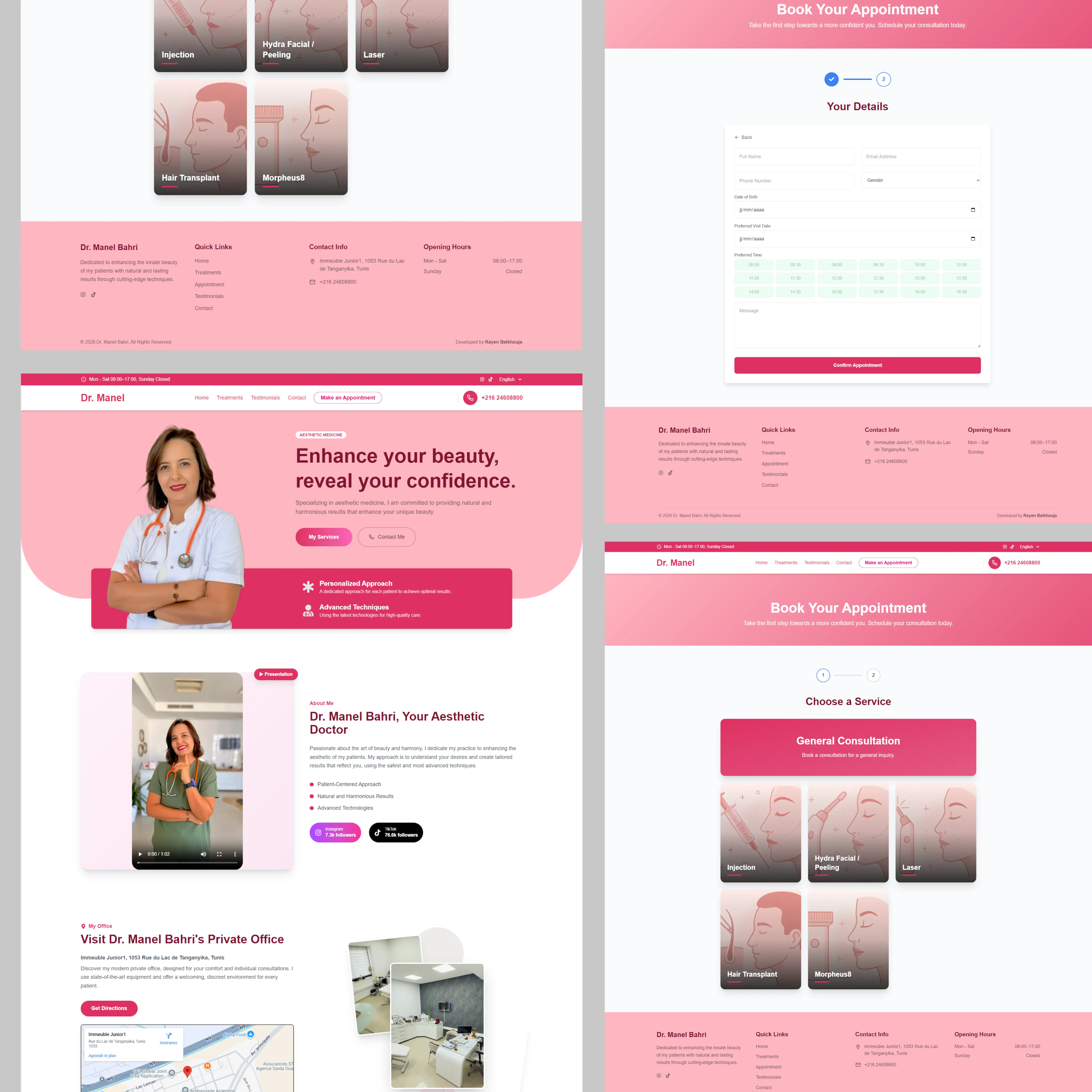 Site web de Dr Manel Bahri